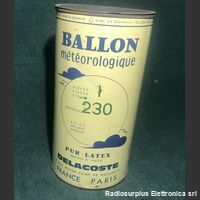 ballon230 Pallone meteorologico da mt 2,30, in puro lattice -nuovo Militaria