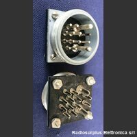 SO-94 SO-94  Presa di alimentazione e servizi  da pannello per BC-312 e similari Componenti elettronici