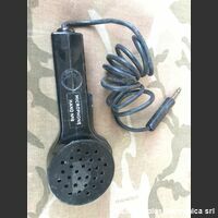HAND N°8 Microfono a Carbone  HAND N°8 -usato, cavo gommato Accessori per apparati radio Militari