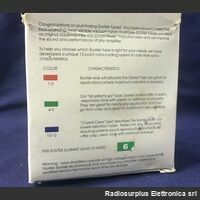 4xEL34 Lotto 4 Valvole  EL34  Pentodo di Potenza SOVTEK Valvole