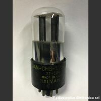 12SL7 GT Valvola  12SL7 GT  Doppio Triodo SYLVANIA Valvole