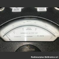 L 488 739 Test Set A.C.  CAMBRIDGE mod L 488 739  Voltmetro, Amperometro e Wattmetro per misure di laboratorio Strumenti