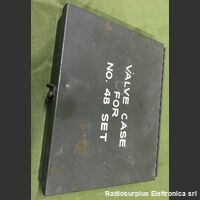 NO.48 SET Valve Case  NO.48 SET per stazione radio Wireless Set NO.48 Accessori per apparati radio Militari