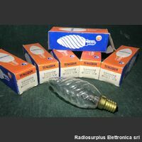 TortChia E1415W Tortiglione Chiara E 14 TUNGSRAM  Lampada ad incandescenza 220-230 Volt 15 Watt Componenti elettronici