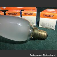 FiammaSme E1415W Fiamma Smerigliata E 14 TUNGSRAM  Lampada ad incandescenza 220-230 Volt 15 Watt Componenti elettronici