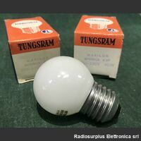 MaxLuxSfer E27-40W Maxilux Sferica  E 27 TUNGSRAM  Lampada ad incandescenza 220-230 Volt 40 Watt Componenti elettronici