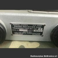 BC-721-B BC-721-B U.S. Navy  Ricetrasmettitore simile al BC-611  Utilizzato per unità US. NAVY della seconda guerra mondiale. Apparati radio