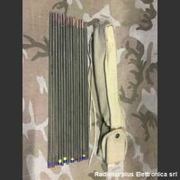 ZL6T WA58 ZL6T WA58 1944  Sacca con stili antenna originali delle stazioni radio WS-58 Accessori per apparati radio Militari