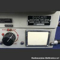 AR.18 DUCATI AR.18  Raro ricevitore di bordo in perfetto stato di conservazione,Ricevitore Aeronautico Regia Aeronautica Apparati radio