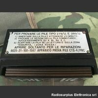 CTS-4/PRC CTS-4/PRC  Tester per la prova delle pile tipo 279/U e 290/U Accessori per apparati radio Militari