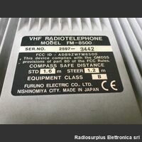FM-8500 FURUNO FM-8500   Ricetrasmettitore nautico in VHF con DCS integrato. Apparati radio
