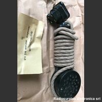 Microfono a Carbone N°4 5965-T2-737-7300 Microfono originale per Microfono a Carbone N°4  originale per WS.18 e WS.68   -nuovo, in imballo d'epoca originale Accessori per apparati radio Militari