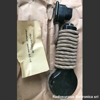 Microfono a Carbone N°4 5965-T2-737-7300 Microfono originale per Microfono a Carbone N°4  originale per WS.18 e WS.68   -nuovo, in imballo d'epoca originale Accessori per apparati radio Militari