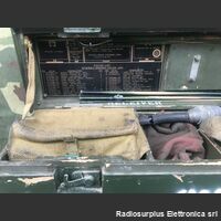 A510 WIRELESS Station A510 Ricetrasmettitore dell'esercito Australiano Gamma operativa da 2 a 10 Mhz in due bande, modulazione AM-CW Apparati radio