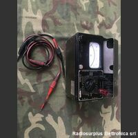 12-124-6177 Hartmann & Braun  Multimetro professionale completo di puntali Accessori per apparati radio Militari