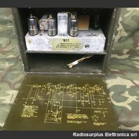 BP2-A5 Templetone Radio BP2-A5  Ricevitore radio in dotazione alle truppe militari Statunitensi denominato - MORALE RADIO Apparati radio