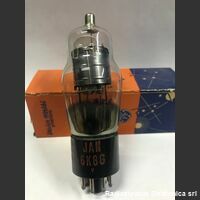 6K8G Valvola  6K8G  Triodo -Esodo G.E. Valvole