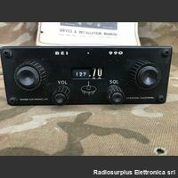 BEI - 990 Bayside BEI - 990  Ricetrasmettitore  Aeronautico in VHF da 118 a 126,90 Mhz in AM Apparati radio
