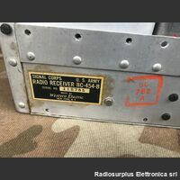 BC-454-B Aircraft Radio Receiver  Command Radio Set  SCR-274-N  type BC-454-B (R-26/ARC-5) Apparati radio