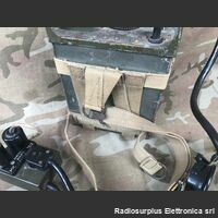 W.S.38 MK2 completo WIRELESS SET NO.38 MK2 del 1942 Frequenza operativa da 7,9 - 9 Mhz in AM .Potenza 0,2 Watt Apparati radio