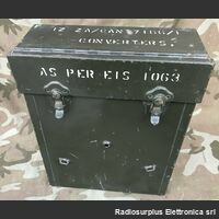  ZA/CAN 7166/I  Alimentatore a vibratore e carica batterie originale per stazione radio WS-58 Accessori per apparati radio Militari