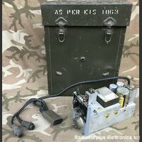  ZA/CAN 7166/I  Alimentatore a vibratore e carica batterie originale per stazione radio WS-58 Accessori per apparati radio Militari