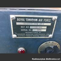 GR-9 Royal Canadian Air Force type GR-9  Ricevitore Aeronautico con modulo sintonia da 7 a 14,4 Mhz Apparati radio
