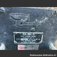 RA-18C-3 BENDIX type RA-18C-3  Ricevitore VHF aeronautico da 108 - 134 Mhz in AM Apparati radio