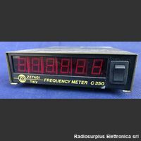 C350 ZETAGI C350  Frequenzimetro a 6 cifre per ricetrasmettitori  Collegamento passante all'antenna Telecomunicazioni