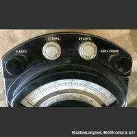 I-50 I-50  Voltmetro-Amperometro tascabile 3 portate in C.C.  3/15/150 Volt f.s. / 3-15-30 Amper f.s. Accessori per apparati radio Militari