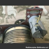 Collins180 Roller motorizzato mod. 180  Induttanza variablie da 3 - 80 micro Henry Accessori per apparati radio Militari