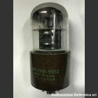 5932 Valvola  5932 / 6L6WGA  Tetrodo di potenza SYLVANIA Valvole