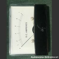 Amperometro  1A Amperometro  1A   cm 6 X 4,5 a pannello Componenti elettronici