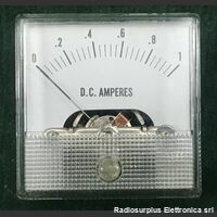 KA-38S Amperometro  KA-38S   cm 4 X 4 a pannello Componenti elettronici