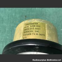 Into 51.5 Watts  Into 51.5 ohms   Diametro cm 7 a pannello Componenti elettronici