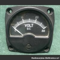 Weston 1831 Voltmetro  Weston 1831  30 Volt D.C.  f.s. Componenti elettronici