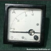 MEC72 Amperometro  MEC72  40 A f.s.   AC 50/60Hz Classe 2,5 Componenti elettronici