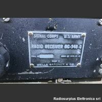 BC-348-Q BC-348-Q Signal Corps  Ricevitore AM/CW/MCW da 200-500 Khz e da 1,5 a 18  Mhz in 6 bande. Apparati radio