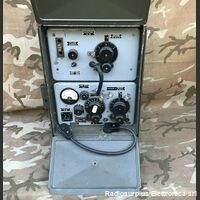  WIRELESS SET NO.18 Ricetrasmettitore spalleggiabile del 1940 WW2 Frequenza operativa da 6- 9 Mhz in AM e CW Apparati radio