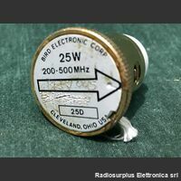 25D Tappo per wattmetri Bird BIRD mod. 25D 25 W da 200 - 500 Mhz Accessori per strumentazione