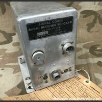  BC-1033-B  Ricevitore del sistema strumentale di bordo ILS (radiofaro) Apparati radio