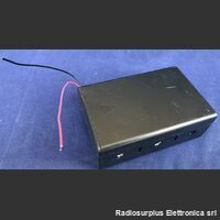 PP3TOR Portapile 3 x Torcia Con coperchio Prodotto nuovo. Componenti elettronici