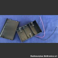 PP3TOR Portapile 3 x Torcia Con coperchio Prodotto nuovo. Componenti elettronici