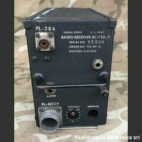 BC-733-D mod BC-733-D  Ricevitore Aeronautico Signal Corps  Utilizzato per l'atterraggio strumentale degli aeromobili Apparati radio