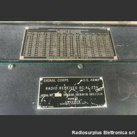 BC-AL-229 BC-AL-229  Ricevitore HF Aeronautico Signal Corps Apparati radio