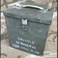 Scatola valvole R19 Contenitore metallico  Valvole di riserva R-19 Moduli  - Ricambi Originali -
