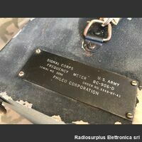 BC-909-D BC-909-D  Frequenzimetro ad assorbimento per la calibrazione di apparati radio  Frequenza operativa da 150 a 234 Mhz Accessori per apparati radio Militari