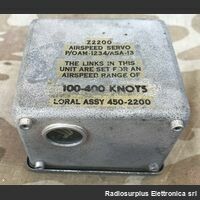 Z2200 Airspeed Servo P/O AM-1234/ASA-13 Servo sistema di velocità per aeromobili Moduli  - Ricambi Originali -
