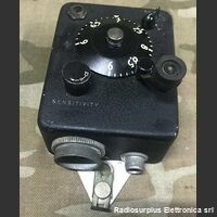 C-26/ARC-5 C-26/ARC-5  Pannello di controllo per  Militar Aircraft Radio Receiver WWII Accessori per apparati radio Militari