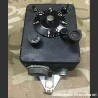 C-26/ARC-5 C-26/ARC-5  Pannello di controllo per  Militar Aircraft Radio Receiver WWII Accessori per apparati radio Militari